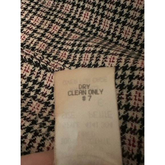 VTG Leslie Fay Wool Blend Plaid Ladies Sophisticated Nostalgic Blazer SZ 6P - Picture 8 of 8